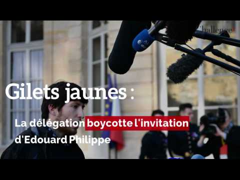 Gilets jaunes: la délégation boycotte l'invitation d'Edouard Philippe