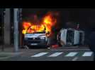 Incidents during a protest of 300 "yellow vests" in Brussels - Label : AFPTV - First images - Category : News