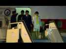 Japan PM Shinzo Abe arrives in Buenos Aires for G20