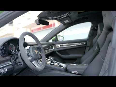 Porsche Panamera GTS Interior Design in Mamba Green Metallic