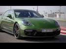 Porsche Panamera GTS Exterior Design in Mamba Green Metallic