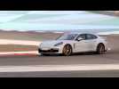 Porsche Panamera GTS Driving on the track in Crayon