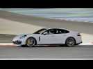Porsche Panamera GTS Night driving on the track in Crayon