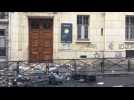 Paris high school vandalised as students protest