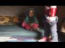 Syrian girl born without legs, walks again on prosthetics