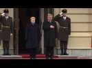Ukrainian President Poroshenko welcomes Lithuanian counterpart