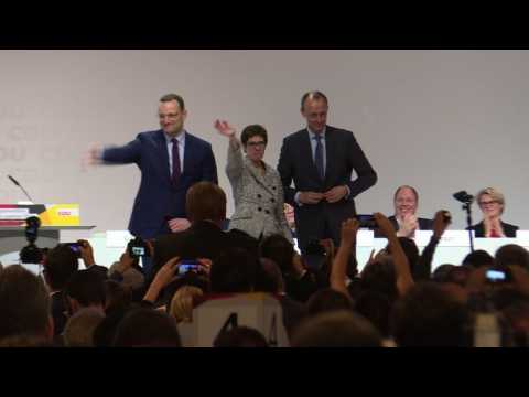 Merkel ally wins CDU party leadership battle