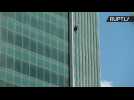 Real-Life Spiderman Climbs Nearly 1,000 Foot Skyscraper