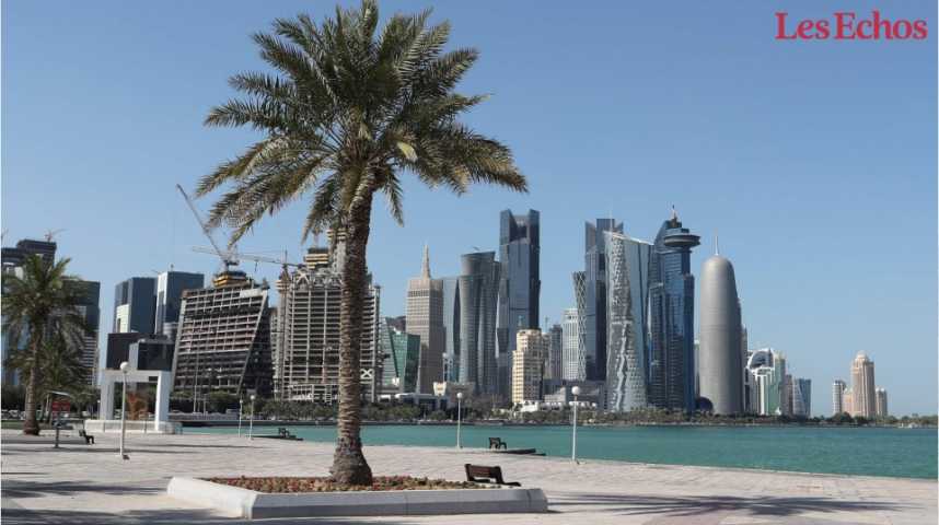 Illustration pour la vidéo Le Qatar reçoit une liste de conditions pour une sortie de crise
