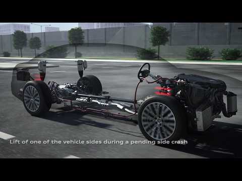 Audi A8 MHEV with active suspension Animation | AutoMotoTV
