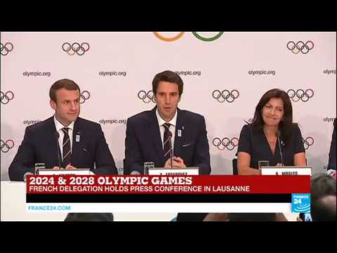 REPLAY - French Delegation holds press conference about 2024 Olympics attribution