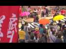 Hong Kong protesters march as China's Xi draws 'red line'