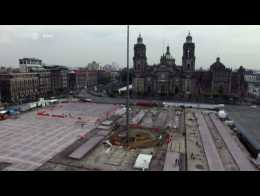 Descubren monumento de que dio nombre al Zócalo de México