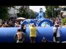 Summer Thrill! Europe's Longest Slip 'N Slide Built in Germany