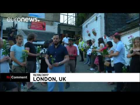 London mosque attack: vigil held for victims