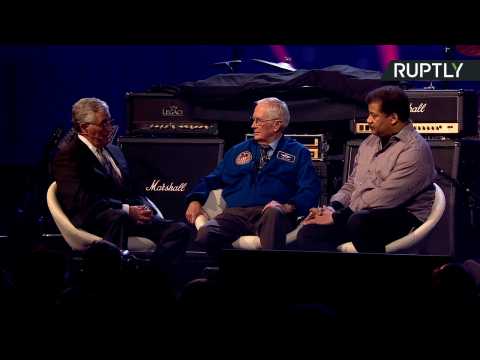 Retired NASA Scientists Harrison Schmitt and Buzz Aldrin Talk About Mars Mission