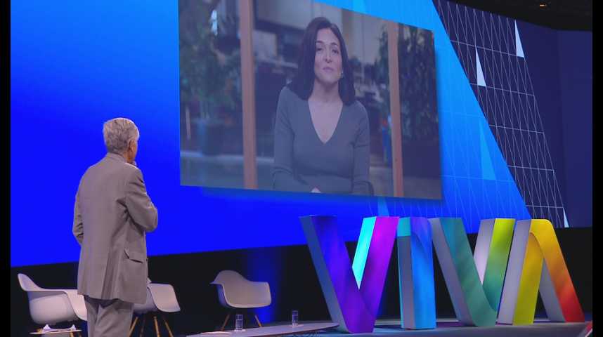Illustration pour la vidéo Sheryl Sandberg : « Il faut aider les start-up pour soutenir la croissance »