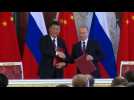 Chinese president Xi Jinping meets Vladimir Putin in Moscow