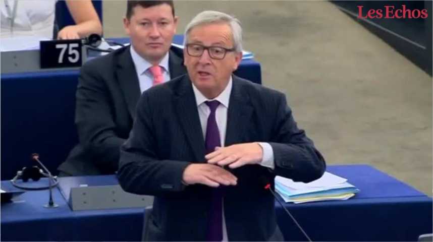 Illustration pour la vidéo Quand Jean-Claude Juncker s'en prend violemment aux eurodéputés