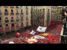 Running of the bulls festival kicks off in Spain