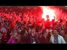 Atletico de Madrid fans celebrate win in Europa League final