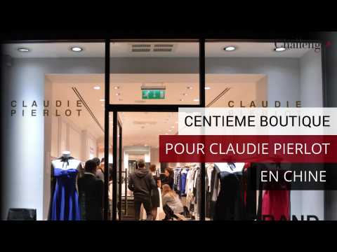 Centième boutique pour Claudie Pierlot en Chine