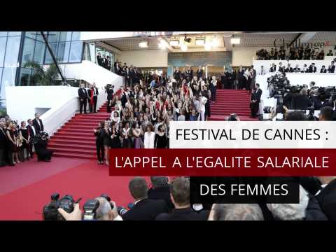 Festival de Cannes: l'appel à l'égalité salariale des femmes 