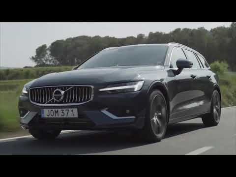 New Volvo V60 D4 Inscription Denim Blue Driving Video
