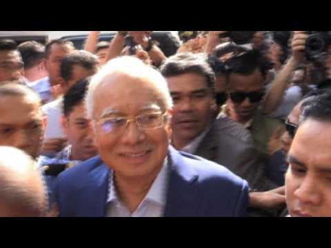 Malaysia's ex-PM arrives at anti-graft agency