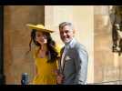 George Clooney poured shots at royal wedding reception