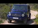 Mercedes-Benz G 500 in Brilliant blue metallic Driving Video