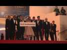 Cast and crew of Russian film 'Leto' arrive on Cannes red carpet