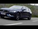 New Volvo V60 D4 Inscription Denim Blue Driving Video