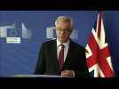 Davis links settlement of Brexit bill to deal on future ties