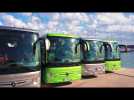 The new Mercedes Benz Tourismo Driving Experience Trailer