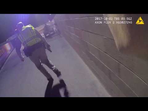 Police body cam footage shows Las Vegas attack panic