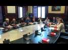 Catalonia: First Parliament meeting since referendum - Label : AFPTV - First images - Category : News