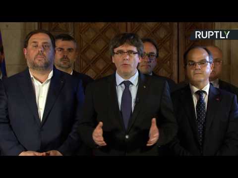 ‘We Have Won the Right to an Independent State’ – Catalonia President Puigdemont