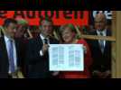 Merkel and Macron inaugurate Frankfurt book fair - Label : AFPTV - First images - Category : News