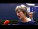May seeks 'ambitious plans' for Brexit talks at EU summit - Label : AFPTV - First images - Category : News