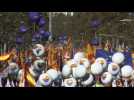 Pro-unity march in heart of 'independent' Catalonia - Label : AFPTV - First images - Category : News
