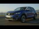 The all-new Volkswagen T-Roc in Blue Driving Video