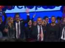 Austria's nationalist Freedom Party celebrate coming in third