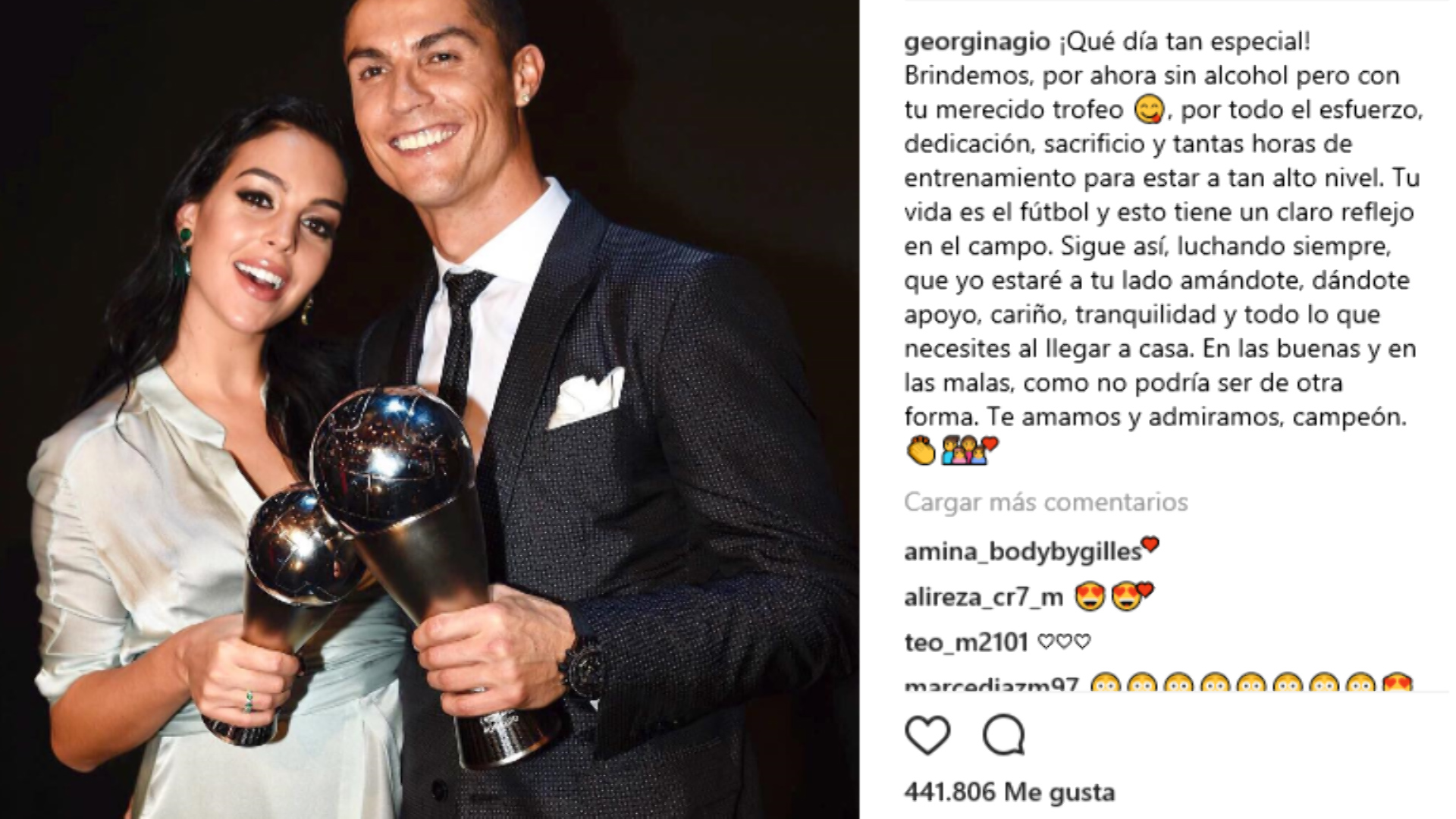 VIDEO : La declaración más romántica de Georgina a Cristiano