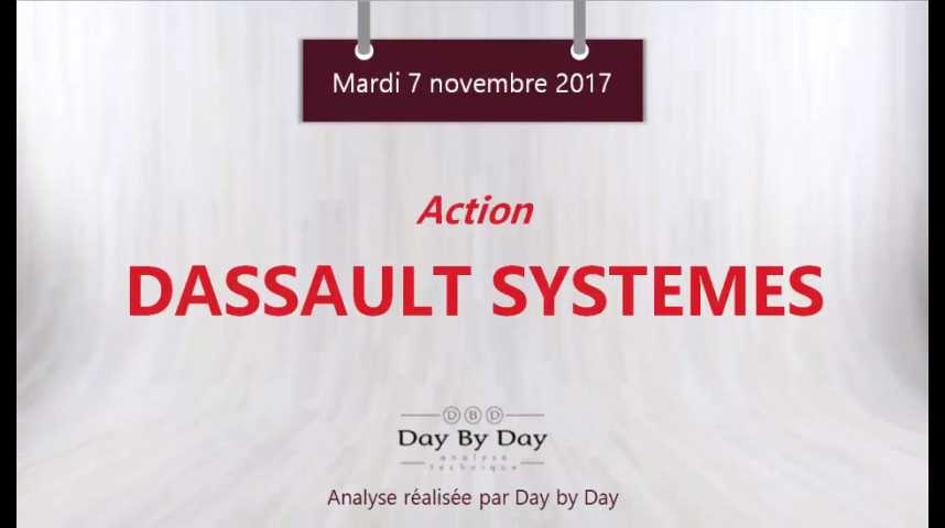 Illustration pour la vidéo Action Dassault Systèmes : la tendance reste haussière - Flash analyse IG 07.11.2017