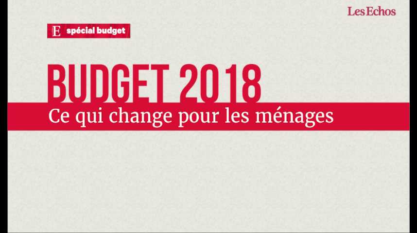 Illustration pour la vidéo Budget 2018: ce qui change pour les ménages
