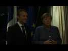 Macron and Merkel meet ahead of EU summit - Label : AFPTV - First images - Category : News