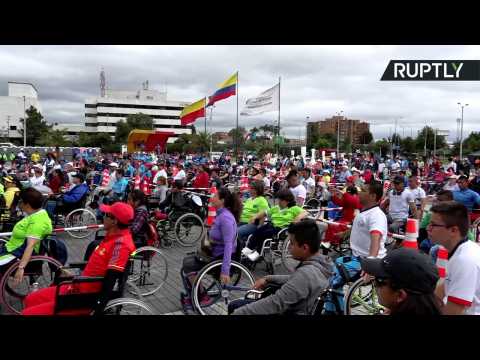 Hundreds Attempt to Break World Record for Longest Physical Activity on Wheelchairs
