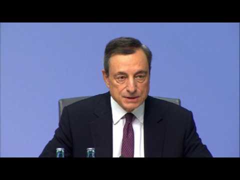 ECB's Draghi says 'ample degree of stimulus' still needed