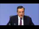 ECB's Draghi says 'ample degree of stimulus' still needed - Label : AFPTV - First images - Category : Business